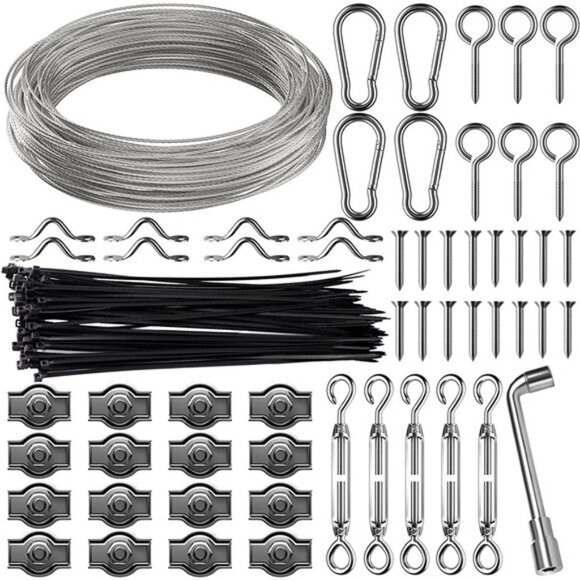 String Lights Hanging Kit,Globe String Lights Suspension Kit - Picture 4 of 7